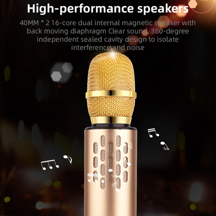 K3 Bluetooth 5.0 Condenser Microphone Karaoke Live Stereo Sound Wireless Bluetooth