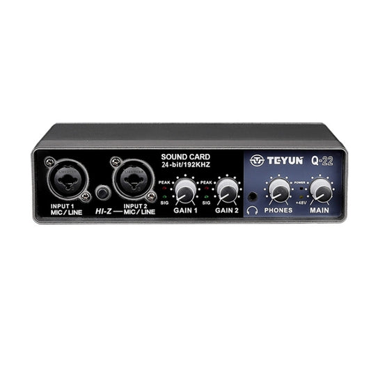 Teyun Q-22 USB External Sound Card with Free Microphone for Computer
