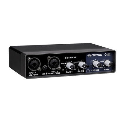 Teyun Q-22 USB External Sound Card with Free Microphone for Computer