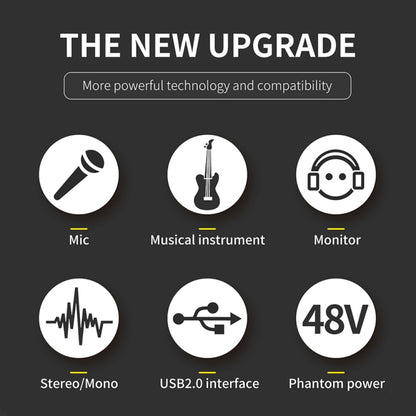 XTUGA E22 Professional Audio Interface Sound Card