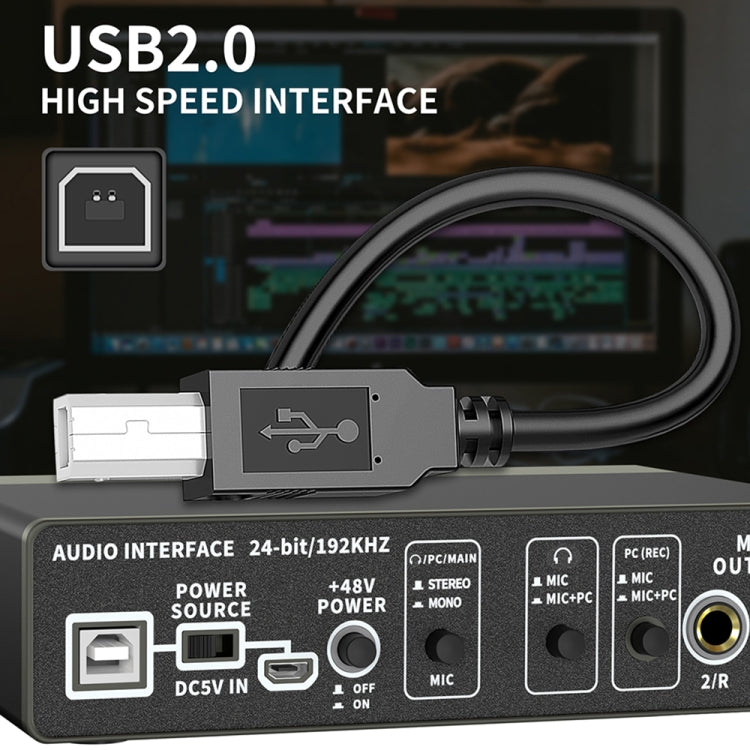 XTUGA E22 Professional Audio Interface Sound Card