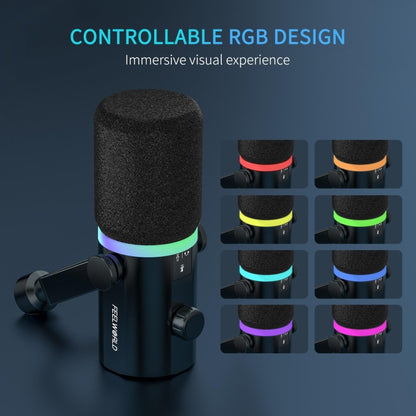 FEELWORLD PM1 XLR/USB Dynamic Microphone for Universal Recording PM1