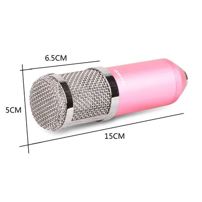 BM800 Condenser Microphone Compatible with PC/Mac for Live Streaming
