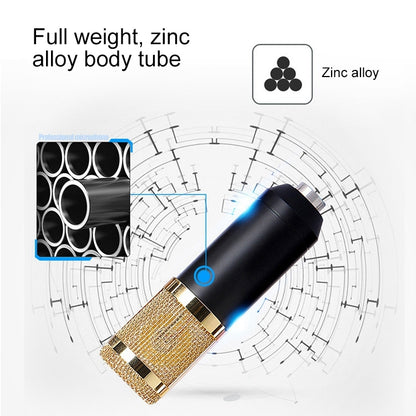 BM800 Condenser Microphone Compatible with PC/Mac for Live Streaming