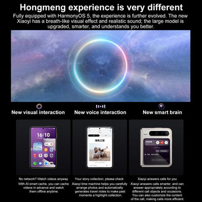 HUAWEI Pura X, 12GB+256GB, Side Fingerprint Identification, 6.3 inch + 3.5 inch HarmonyOS 5.0.1 Octa Core, NFC, OTG, Not Support Google Play, 12GB+256GB - Alex Bazar Mx