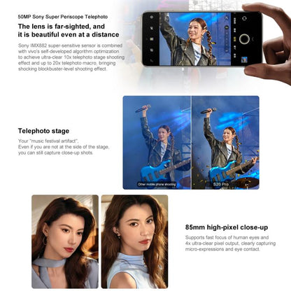 Vivo S20 Pro, 16 GB + 512 GB, Face ID / Identificación de huellas dactilares en pantalla, 6,67 pulgadas Android 15 Dimensity 9300+ Octa Core, OTG, NFC, Red: 5G, 16GB+512GB, S20 Pro, 16GB+512GB, S20 Pro,16GB+512GB