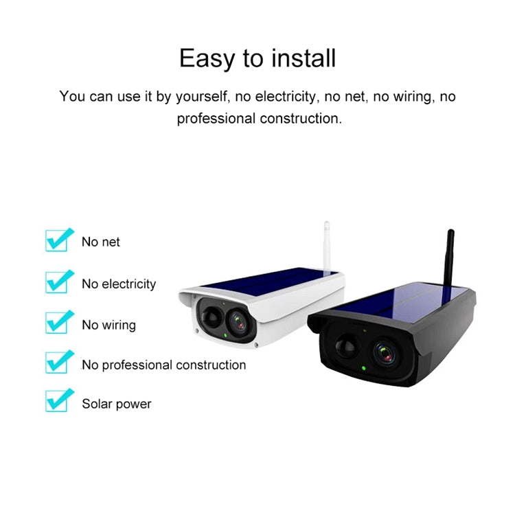 Cámara IP de Seguridad Solar HD 1080P Para Exteriores VESAFE VS-Y3
