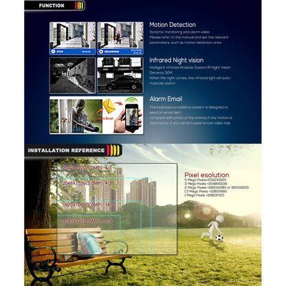 Kit Sistema de Cámaras de Seguridad CCTV AHD DVR A8B3/Kit 2MP 8CH 1080P