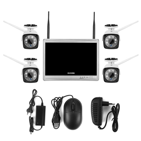 Surveillance System with Wireless Network Video Recorder Screen: 12.5 Inches N4B3H2-P12/Kit 1080P