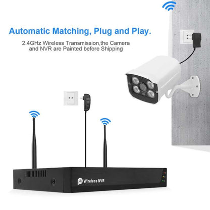 QS200-4 2.0MP 1080P HD Wireless Network Video Recorder Camera Kit