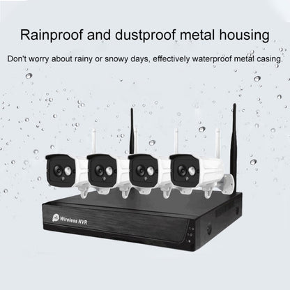 H105 720P 4-Way NVR Wireless Camera Kit