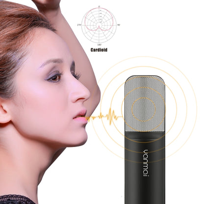 Professional Microphone Compatible with PC and Mac for Live Streaming, KTV