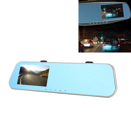 Espejo Retrovisor Con Pantalla de Grabación Frontal Y Reversa Universal Para Auto