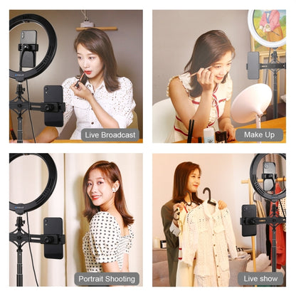 Puluz Dual Phone Holder (Horizontal Stand + 1.65M Tripod Mount + LED Ring) 10.2 Inch &amp; 26CM