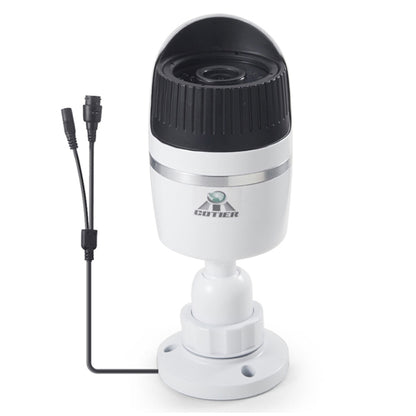 Kit NVR de Cámara IP Tipo Bala de 4 Canales H.264 720P HD Visión Nocturna IR de 30 M