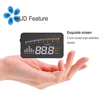 3-inch speed display with OBDII EOBDV system