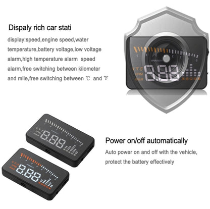 3-inch speed display with OBDII EOBDV system
