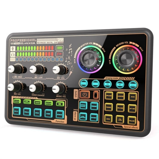 Professional Audio Mixer with Multifunctional Live Sound Card SK600