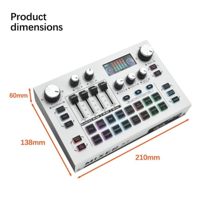 X7 48V Live Streaming Audio Mixer