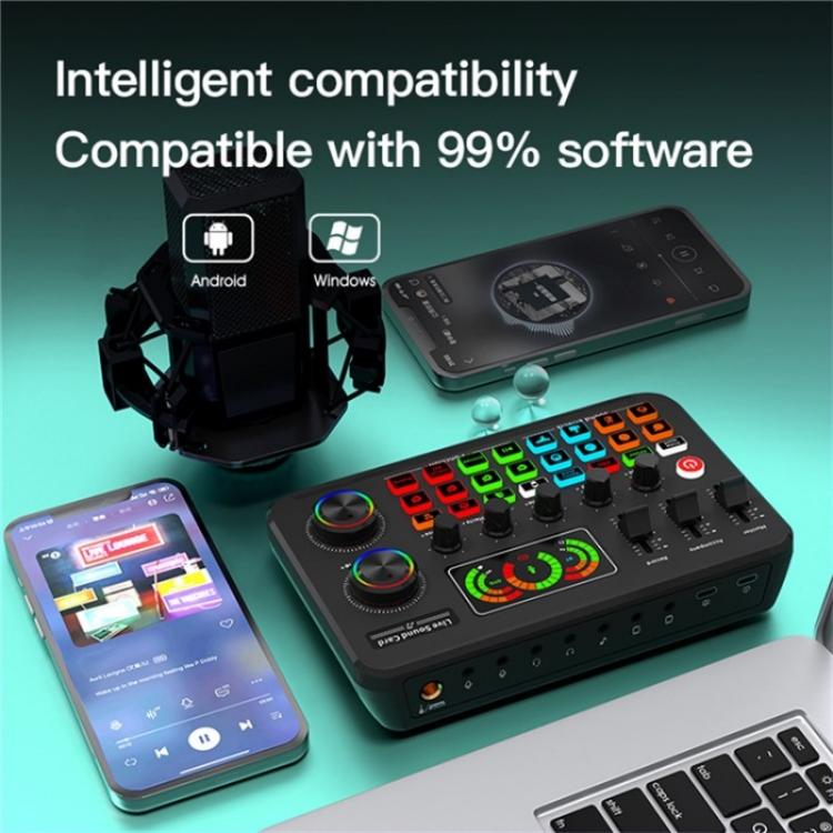 F996 Max Live Audio Mixer and Voice