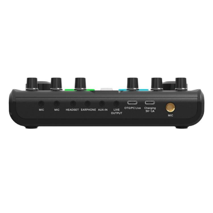 Tarjeta de Sonido En Vivo P99 Con Mezclador de DJ Convertidor de Voz Y Mezclador de Audio