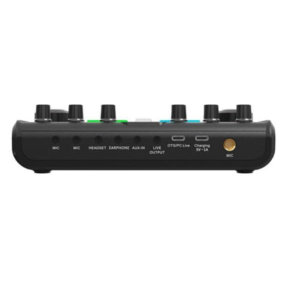 Tarjeta de Sonido En Vivo P99 Con Mezclador de DJ Convertidor de Voz Y Mezclador de Audio