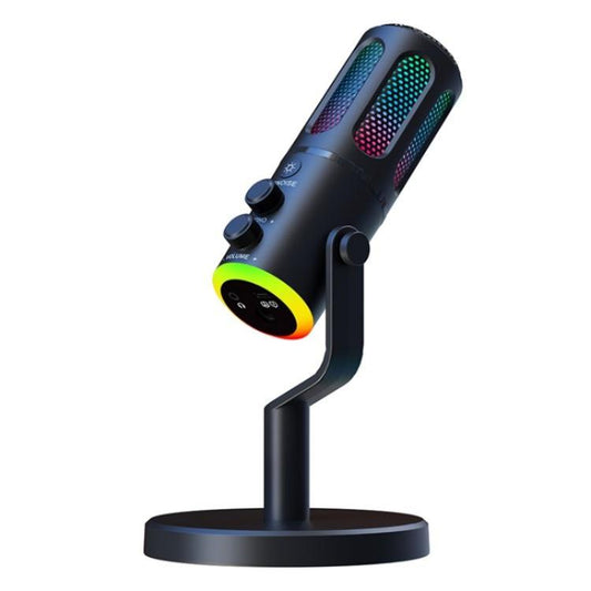 SU8 RGB Desktop Microphone with Noise Reduction for Recording and Gaming