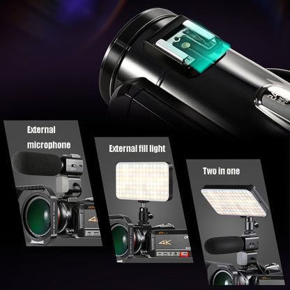 4K HD Camcorder Night Vision WiFi 12X Optical Zoom Digital Video DV ORDRO AC5