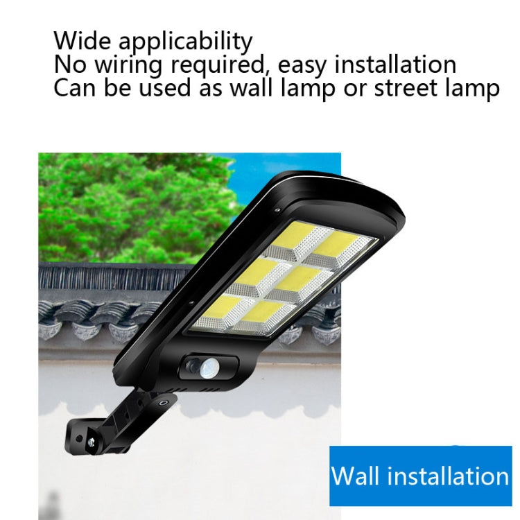 Outdoor Solar Powered Lamp + Multifunction Remote Control Street Light Control 6COB 10W