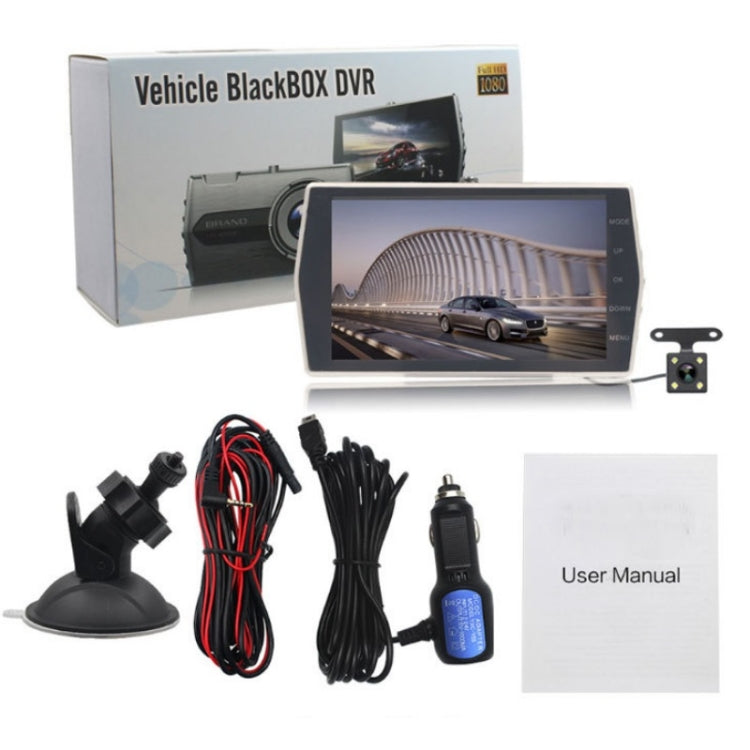Front and Rear Driving Video Camera Night Vision Dual Lens HD 1080P 