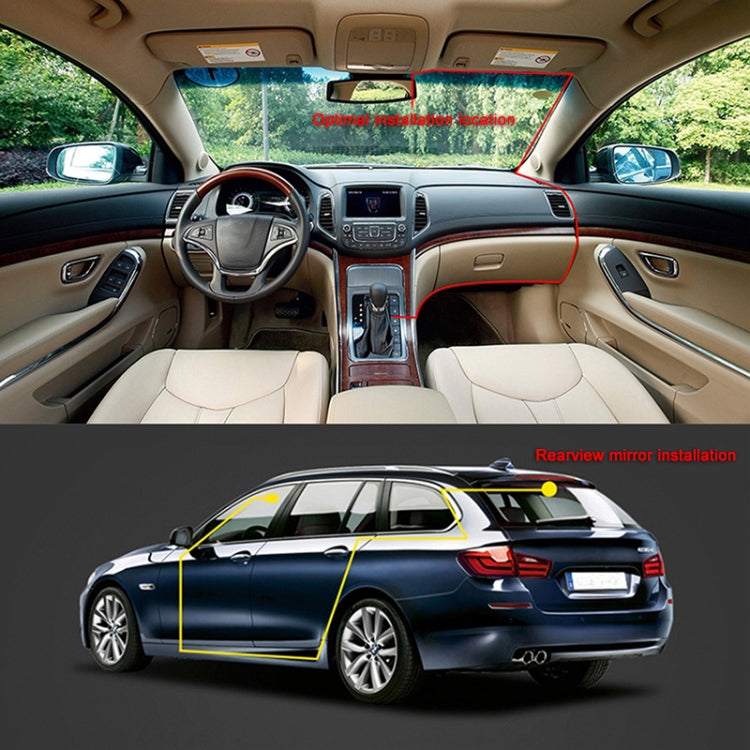 Front and Rear Driving Video Camera Night Vision Dual Lens HD 1080P 