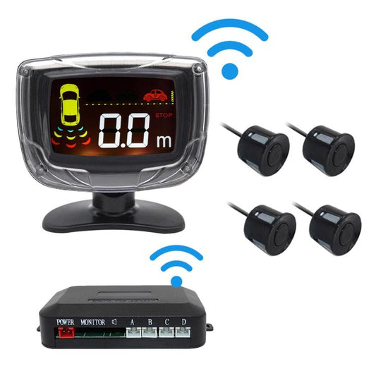 Universal Wireless Reverse Radar with LED Display and Automatic Alarm PZ312W