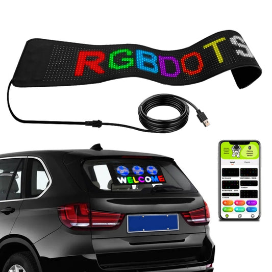 Flexible LED Display with Bluetooth Connection and Mobile App