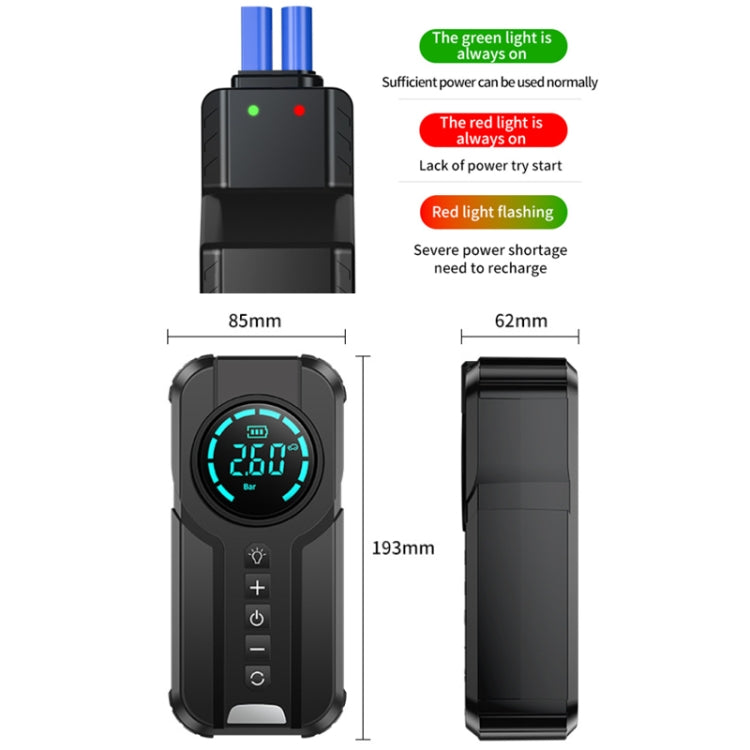 Emergency Start Power Supply Air Pump All-in-One Machine 8000mAh YX1920SH