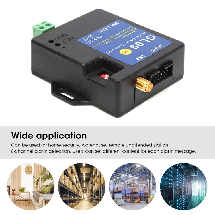 8 Channel 4G GSM Alarm Security System GL09