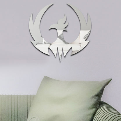 Acrylic Spread Wings Bird Mirror Stereoscopic Wall Stickers