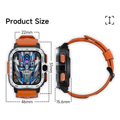 Bluetooth Smart Watch 2.02 Inch Screen LOKMAT APPLLP 4 MAX