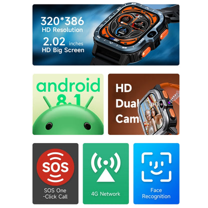 Bluetooth Smart Watch 2.02 Inch Screen LOKMAT APPLLP 4 MAX