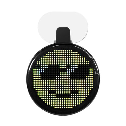 LED Personalizado Pixel Emoji Para Coche Bluetooth Control Remoto Pantalla Interactiva AI