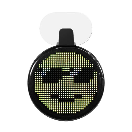 Custom LED Pixel Emoji Car Bluetooth Remote Control AI Interactive Display 
