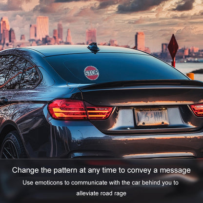 LED Personalizado Pixel Emoji Para Coche Bluetooth Control Remoto Pantalla Interactiva AI