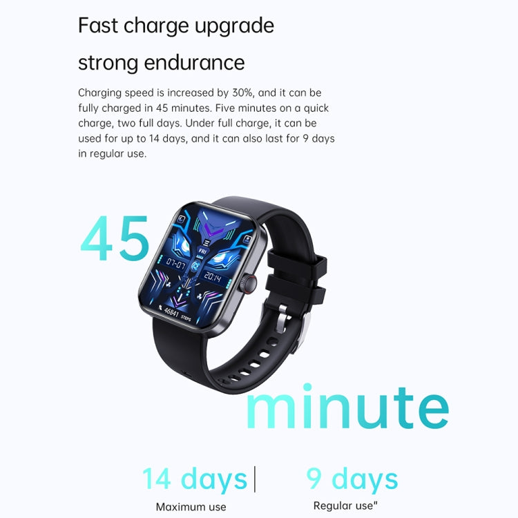 Smart Watch with Bluetooth Call IP67 2.0 Inch Screen F16