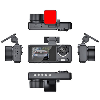 Videcamara De Conducción Con Visión Nocturna De Alta Definición Dual Recording