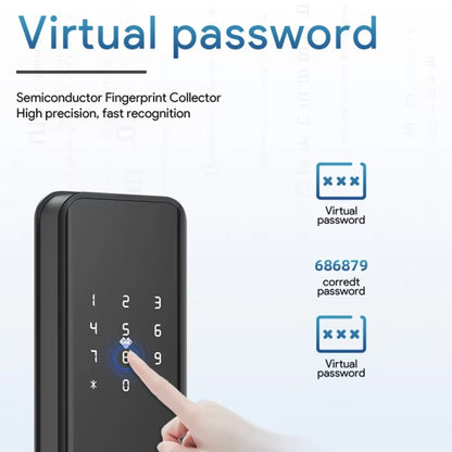Cerradura Electrónica Inteligente Con Huella Dactilar Locstar A50