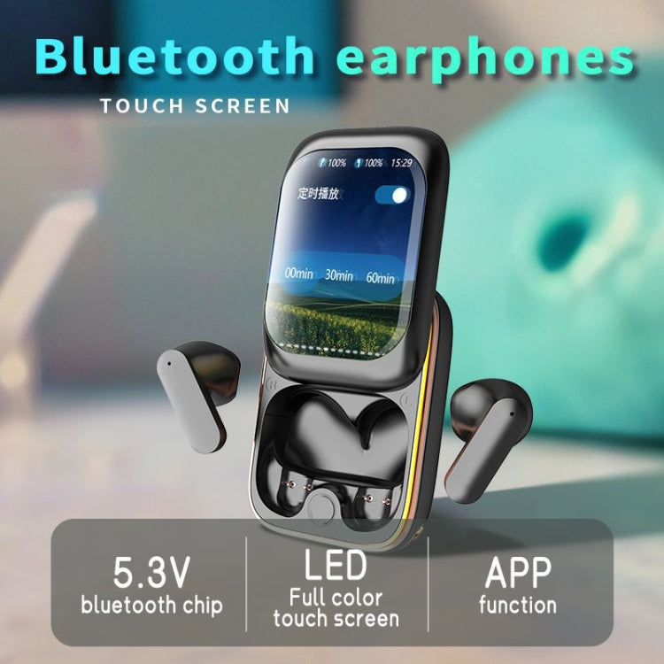 IB G9 Touch Color Screen Sliding Bluetooth Headphones