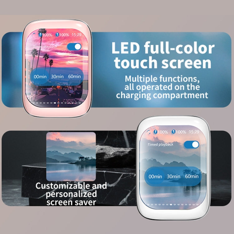 IB G9 Touch Color Screen Sliding Bluetooth Headphones