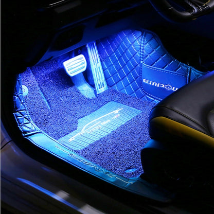 Luz LED Ambiente Con Ritmo Musical Para Coche Con Control Por Voz Y 8 Colores 5V USB