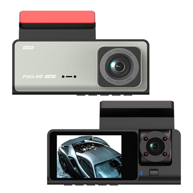 Videcamara De Conducción Con Visión Nocturna Por Infrarrojos De 2.0 pulgadas Y 3 Lentes G71 HD 1080P