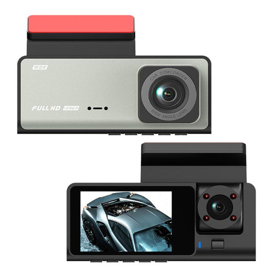 G71 2.0-inch 3-Lens Infrared Night Vision Driving Recorder HD 1080P 