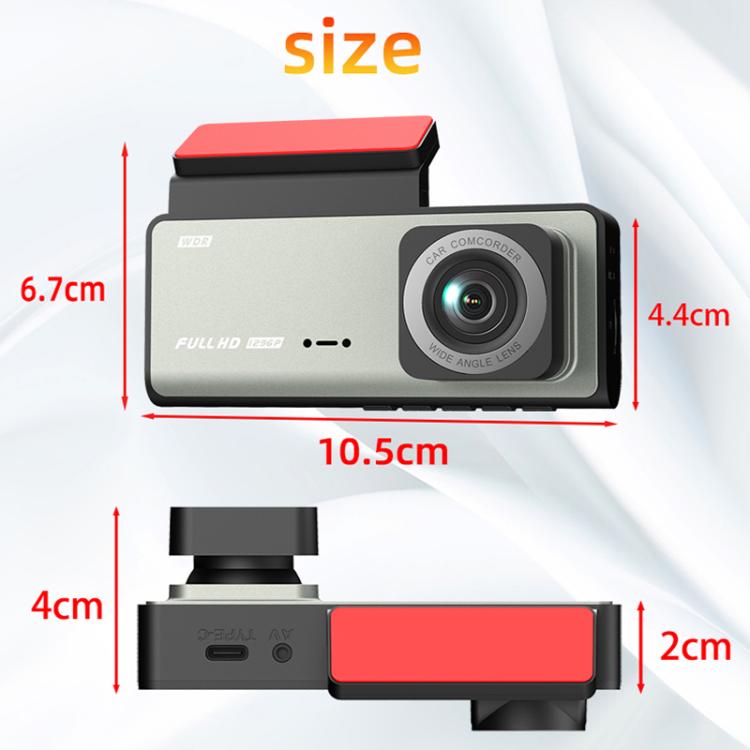Videcamara De Conducción Con Visión Nocturna Por Infrarrojos De 2.0 pulgadas Y 3 Lentes G71 HD 1080P